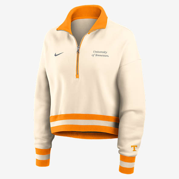 Tennessee Legacy Women's Nike College Cropped 1/4-Zip Crew