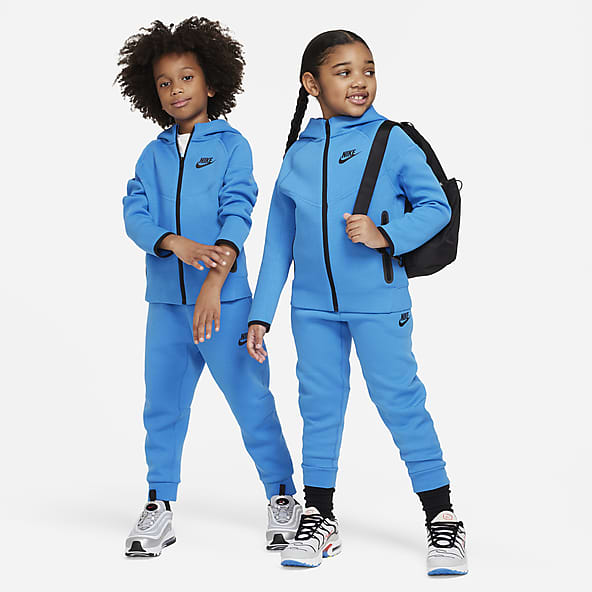 Veste Nike Enfants Tech Fleece Core Black-Crystal White-Carbon
