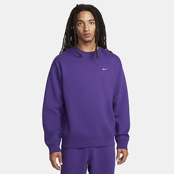 Nike Classic Heritage washed hoodie in purple
