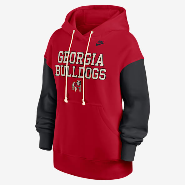 Georgia Legacy Phoenix Sudadera con gorro sin cierre universitaria Nike para mujer