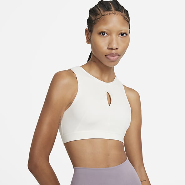 nike white bra top