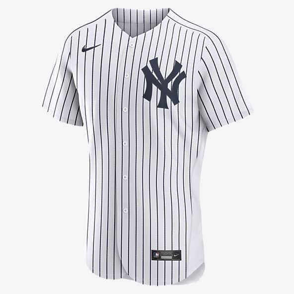 Camiseta Béisbol Hombre MLB Fielder Jersey New York Yankees Blanco/Azul