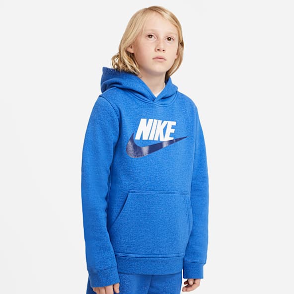 blue nike hoodie