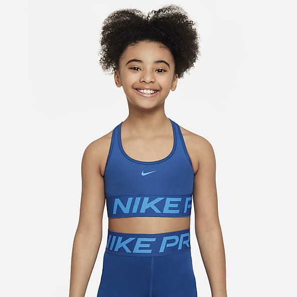 Nike Pro Swoosh Girls' Dri-FIT Sports Bra. Nike.com