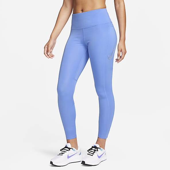 Nike Blue Running Trousers & Tights. Nike CA