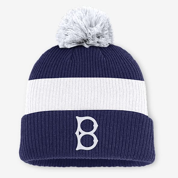 Brooklyn Dodgers Cooperstown Peak Gorro con dobladillo y pompón Nike de la MLB para hombre