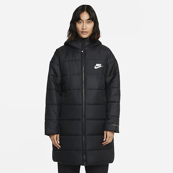 nike puffer jacket black mens