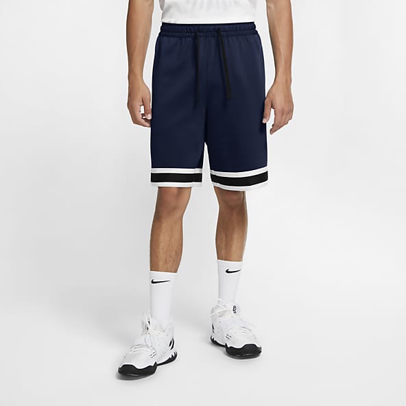 nike shorts blue and white