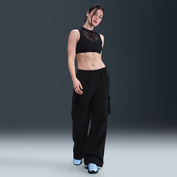 Nike Sportswear Vävda cargobyxor i oversize-modell med medelhög midja för kvinnor