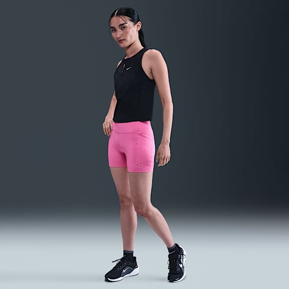 Nike Swift Women's High-Waisted 4" Tight Running Shorts with Pockets