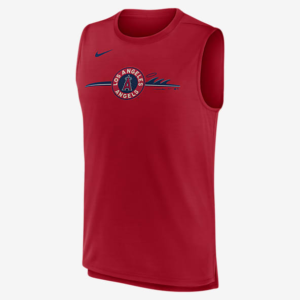 Nike Sportswear Men's Sleevless Tank Top Shirt (Red/White, XXL