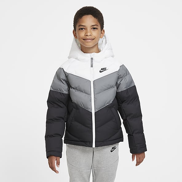 long puffer jacket nike