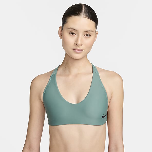Nike Womens Cloud-Dye Strappy Crossback Bikini Top,Aquamarine