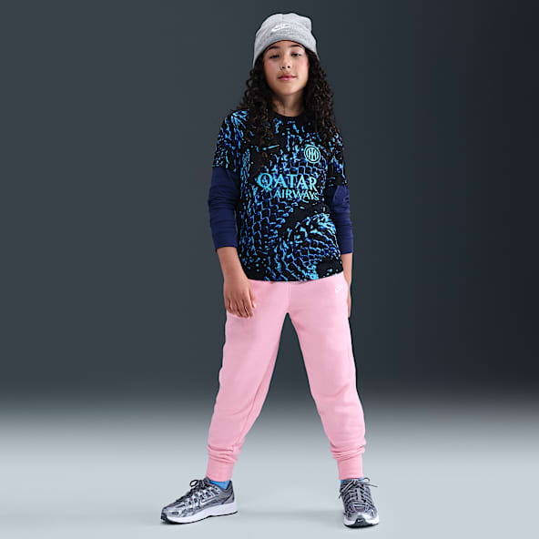 Nike Sportswear Club Fleece Magas derekú szűkített nadrág nagyobb gyerekeknek (lányok)