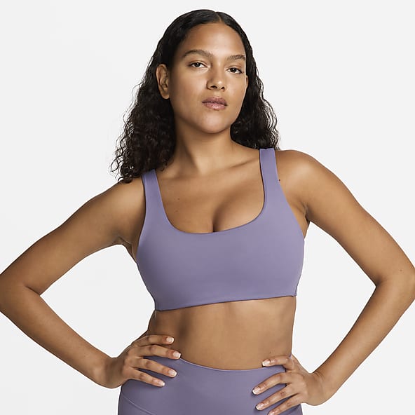 Nike Seamless Women's Light-Support Sports Bra Purple Size XS NEW
