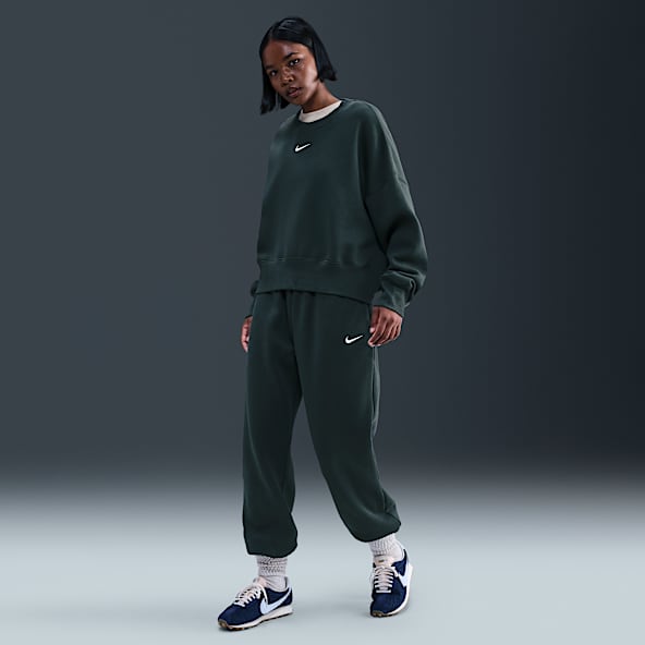 Nike Sportswear Phoenix Fleece Pants de entrenamiento oversized de tiro alto para mujer