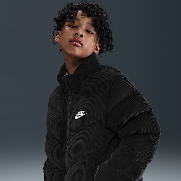 Nike Sportswear All Day Play Chamarra acolchada Therma-FIT holgada para niños talla grande