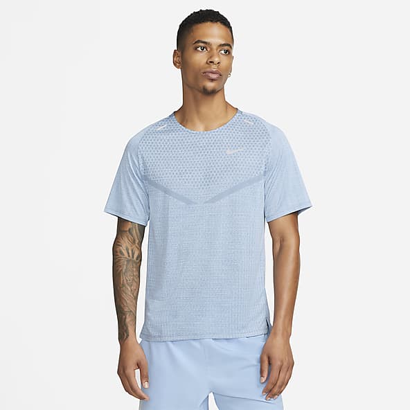 nike blue running top