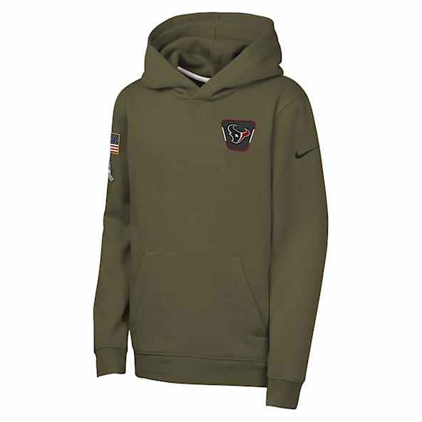 Nike Club Fleece (NFL Houston Texans) Big Kids' "Salute to Service" Pullover Hoodie
