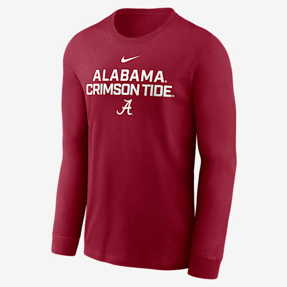 Alabama Sideline Men's Nike Dri-FIT College Long-Sleeve T-Shirt