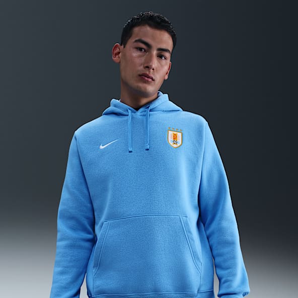Uruguay Club Sudadera con gorro sin cierre de fútbol Nike para hombre