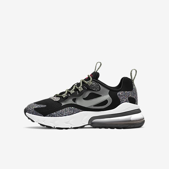 white and black nike air max 270