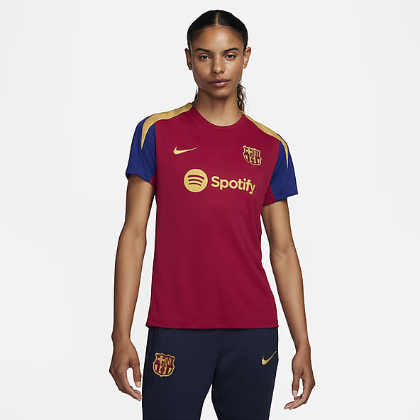FC Barcelona Strike Camiseta de fútbol de tejido Knit Nike Dri-FIT - Mujer