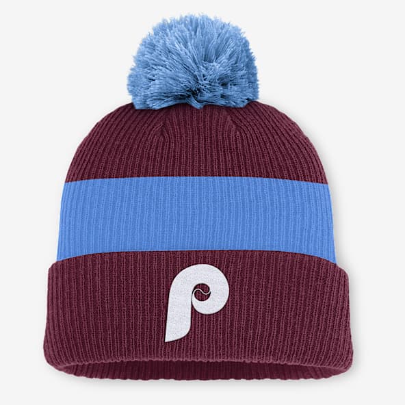 Philadelphia Phillies Cooperstown Peak Gorro con dobladillo y pompón Nike de la MLB para hombre