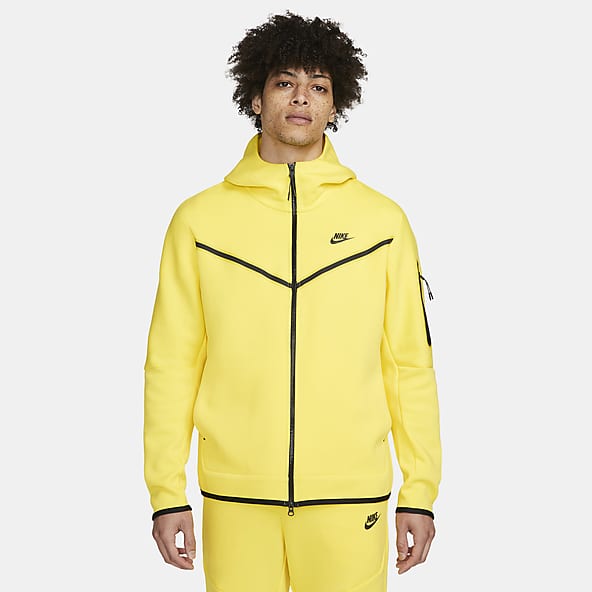 nike tech yellow hoodie