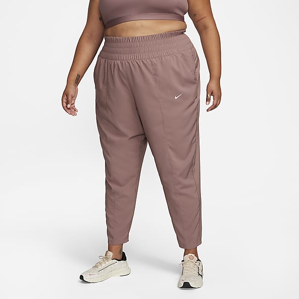 Nike Dri-FIT Get Fit Women's Training Pants (Plus Size) (as1, Alpha, 1x,  Big, Regular) Black