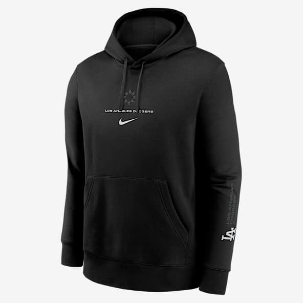 Los Angeles Dodgers Fashion Club Sudadera con gorro sin cierre Nike de la MLB para hombre