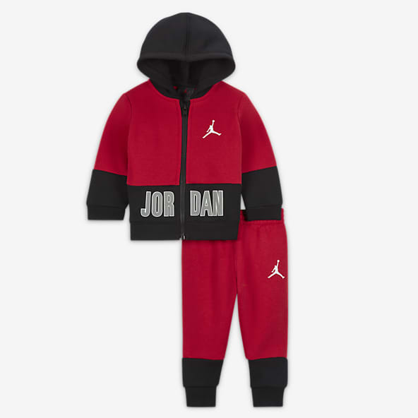 NikeJordan Baseline Full-Zip Hoodie Set Baby Set