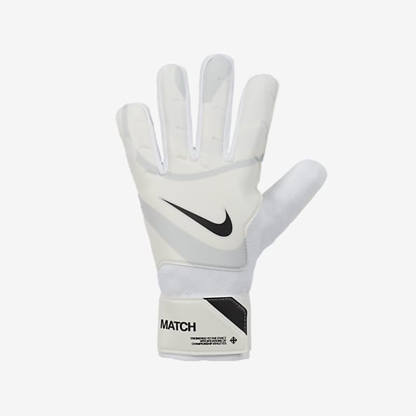 Solid white football shop gloves