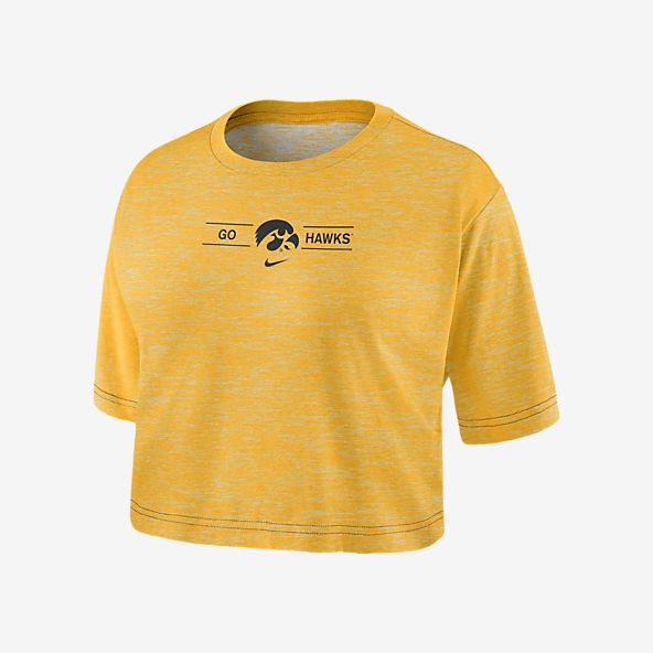yellow nike t shirt women's