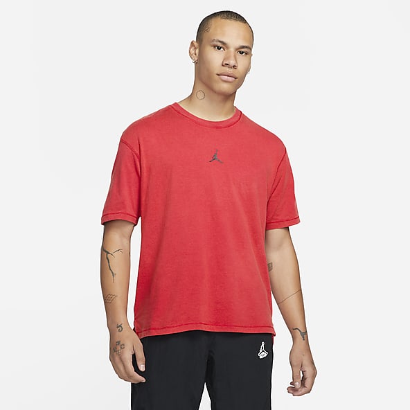 white and red nike shirt men's