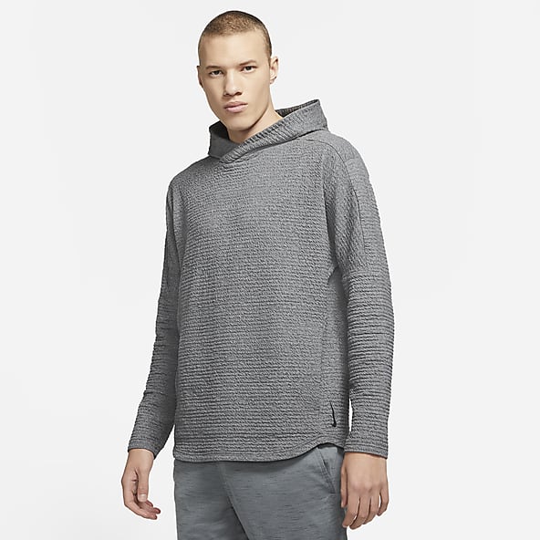 nike dri fit grey hoodie