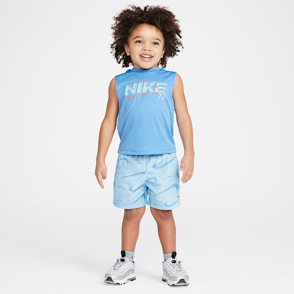 Nike Dri-FIT Conjunto de shorts de 2 piezas con estampado Rhythm infantil