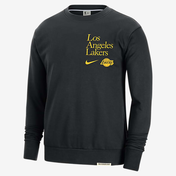 Los Angeles Lakers Standard Issue Nike Dri-FIT NBA-Sweatshirt mit Rundhalsausschnitt für Herren