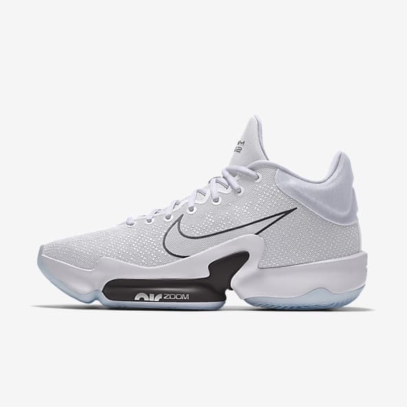 white nike low top basketball shoes