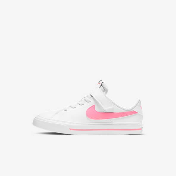 little girl white tennis shoes