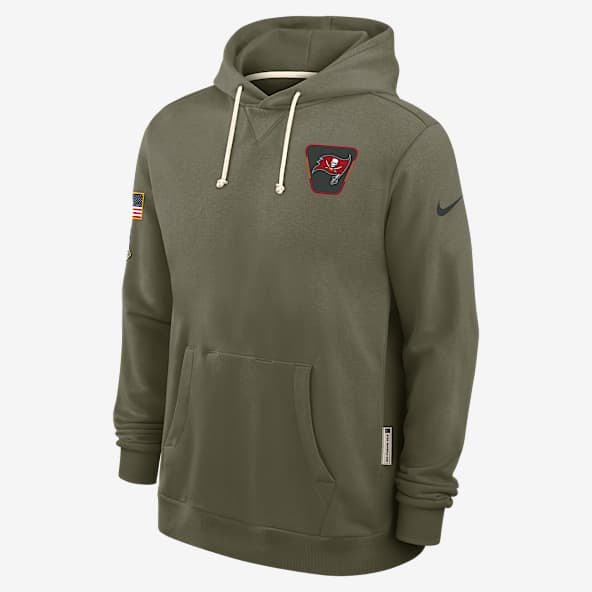 Tampa Bay Buccaneers Salute to Service Sideline Dominant Force Men's Nike Dri-FIT NFL Pullover Hoodie