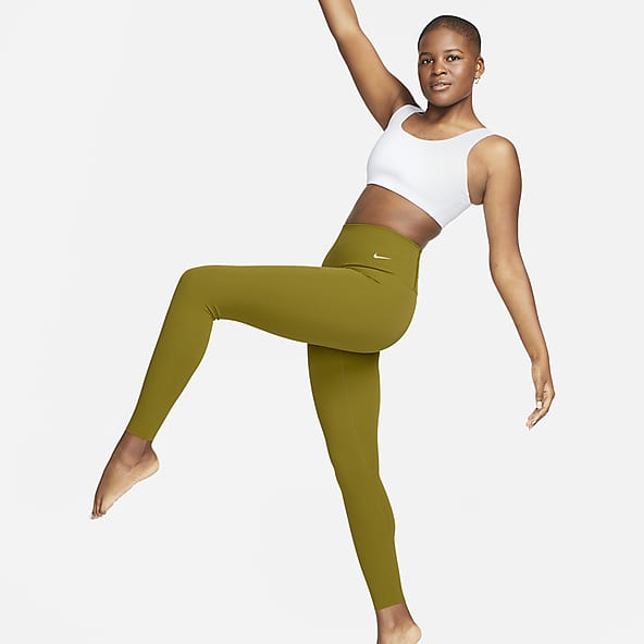 Nike Zenvy Legging met volledige lengte en iets ondersteunende hoge taille  voor dames. Nike BE