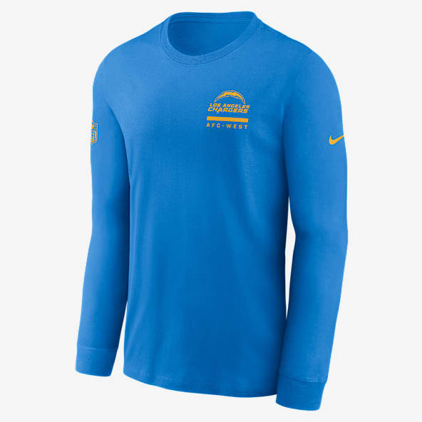 Los Angeles Chargers Sideline Team Issue Men's Nike Dri-FIT NFL Long-Sleeve T-Shirt