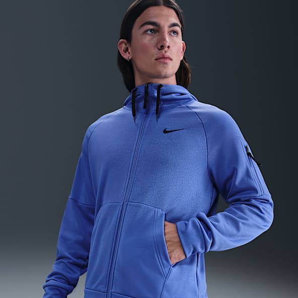 Nike Therma Męska bluza z zamkiem na całej długości do fitnessu Therma-FIT