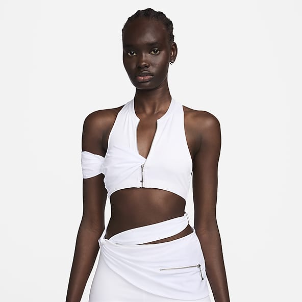Nike air 2025 white crop top