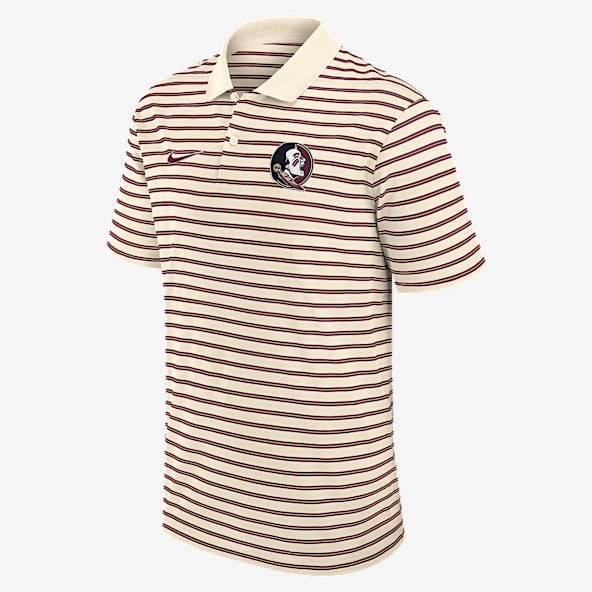 Florida State Striped Men's Nike Dri-FIT College Polo