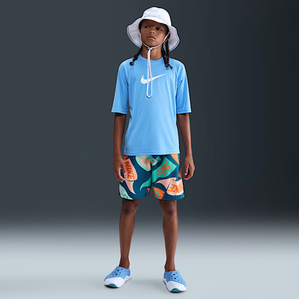 Nike Swim Breaker Shorts de vóleibol de 18 cm con forro de ropa interior para niño talla grande
