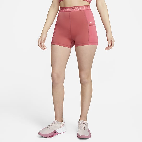 Shorts de tiro alto de 10 cm con bolsillos para mujer Nike Dri-FIT SE.