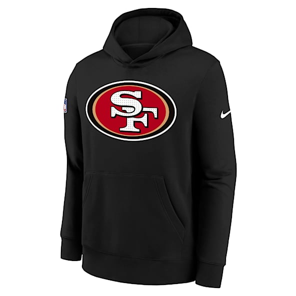 San Francisco 49ers Sideline Club Big Kids' Nike NFL Pullover Hoodie