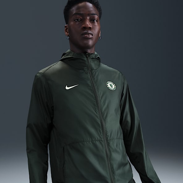 FC Chelsea Academy Pro Nike Football Regenjacke mit Kapuze (Herren)